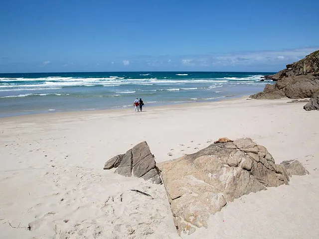 Personas en playa